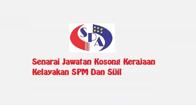 senarai jawatan kosong kerajaan lepasan spm