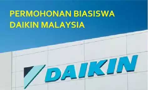 Permohonan Biasiswa Daikin Malaysia 2017