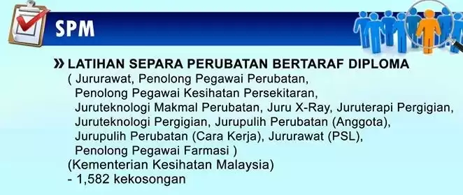 permohonan latihan separa perubatan 2018