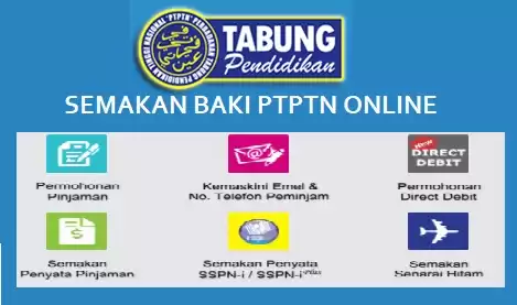 Semakan Baki PTPTN Online Dan SMS