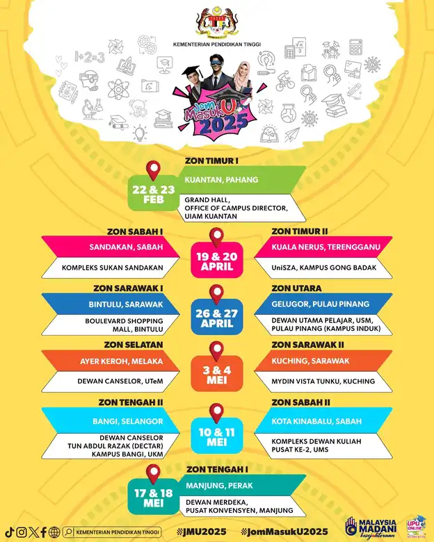 jadual-karnival-pendidikan-tinggi-jom-masuk-u-2025