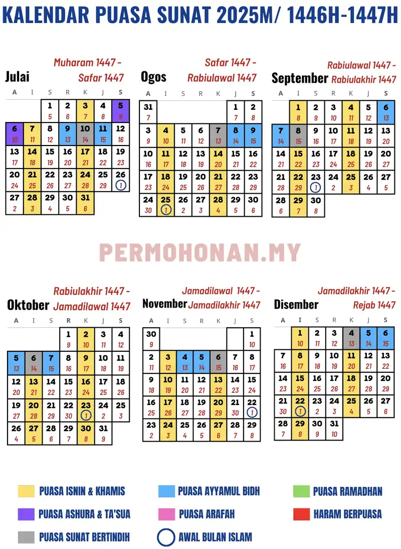 kalendar-puasa-2025-sunat-dan-wajib-2