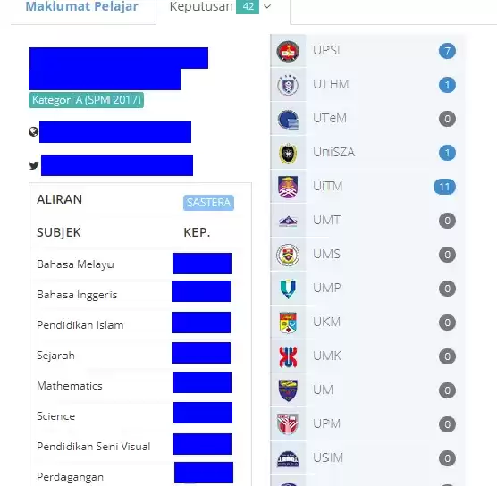 iMASCU Semak Syarat Kelayakan Kemasukan UPU