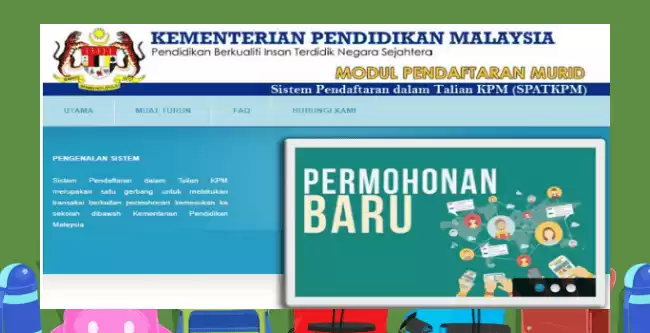 pendaftaran murid tahun 1 2020 online