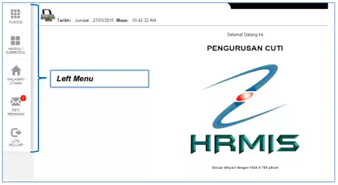 Login HRMIS 2.0 Online Sistem Pengurusan Maklumat Sumber Manusia