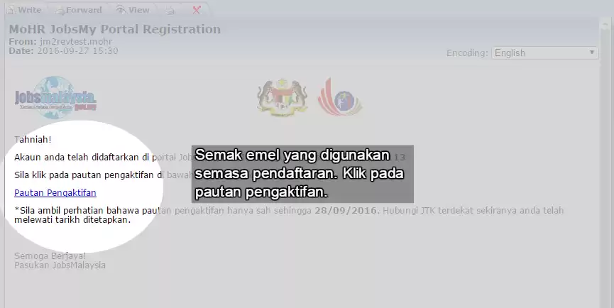 mengesahkan pendaftaran jobsmalaysia