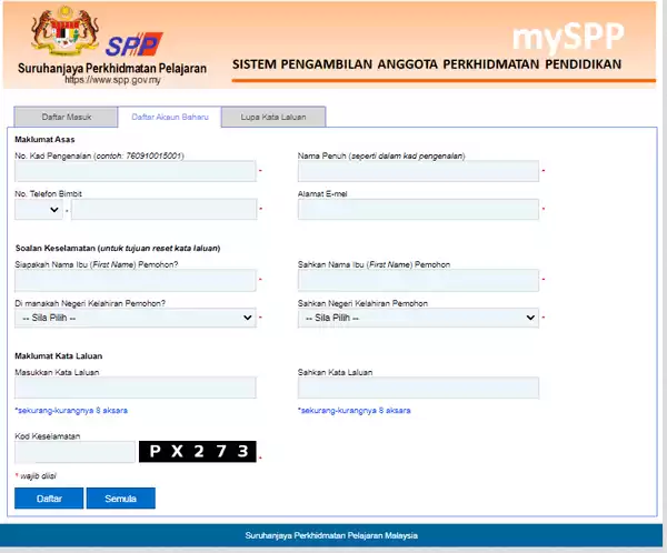 paparan sistem mySPP