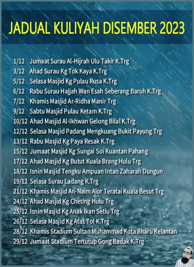 Jadual-Kuliyah-UAI-Disember-2023