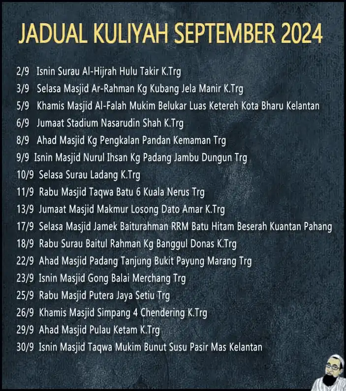 jadual-kuliyyah-uai-September-2024