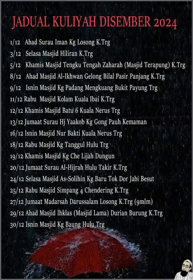 jadual-kuliyyah-uai-disember-2024